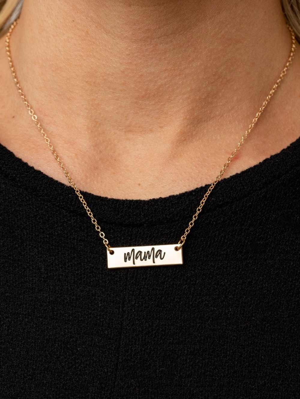 NWT Blessed Mama Gold Necklace & Earrings(Last Set)